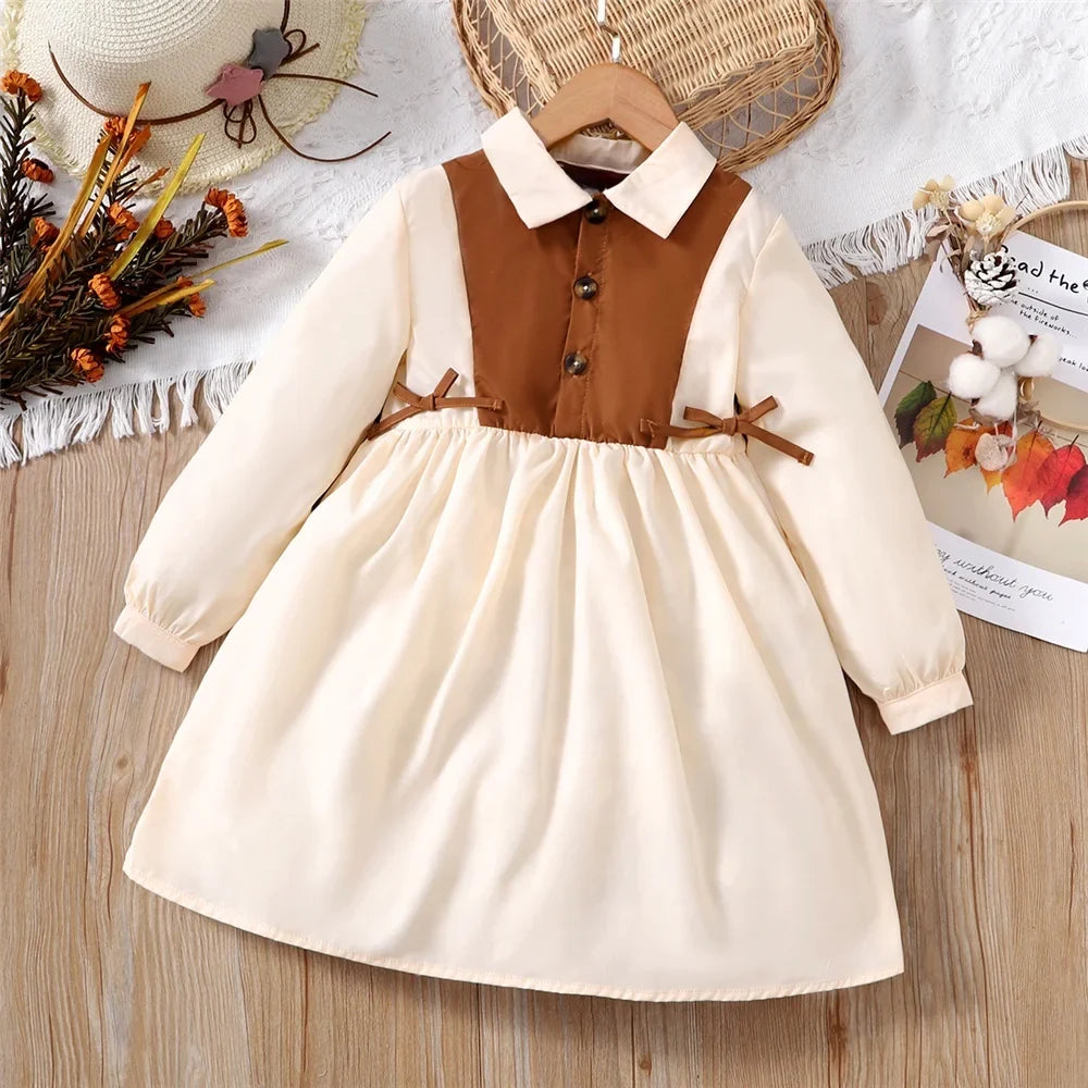 Kid Girls Long Sleeved Dress
